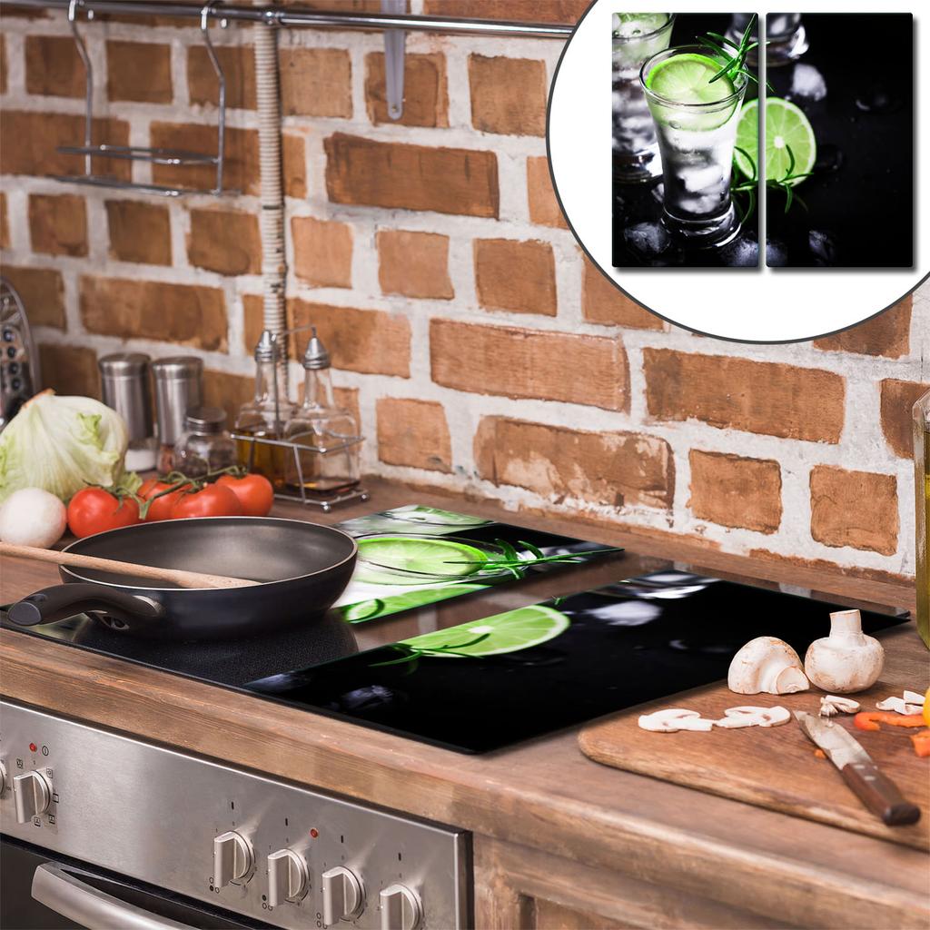 GLASS CUTTING BOARD 2x 30x52 GLASS