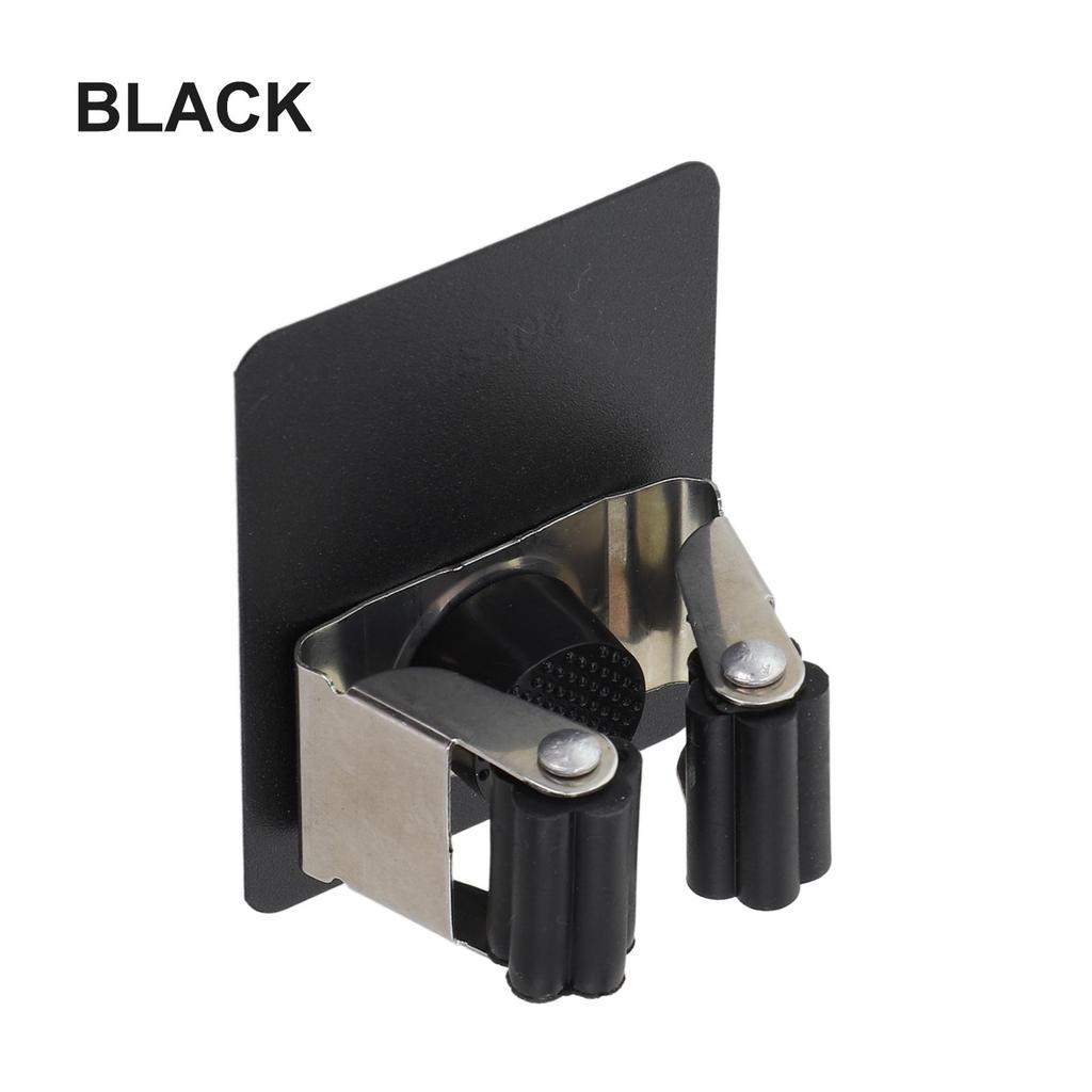 Клейкий настенный зажим Клейкий настенный зажим Кухонный органайзер Подставка для швабры