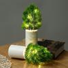 Night Light Pine Cypress Tree Simulation Lamp Battery Operated Desk Night Light