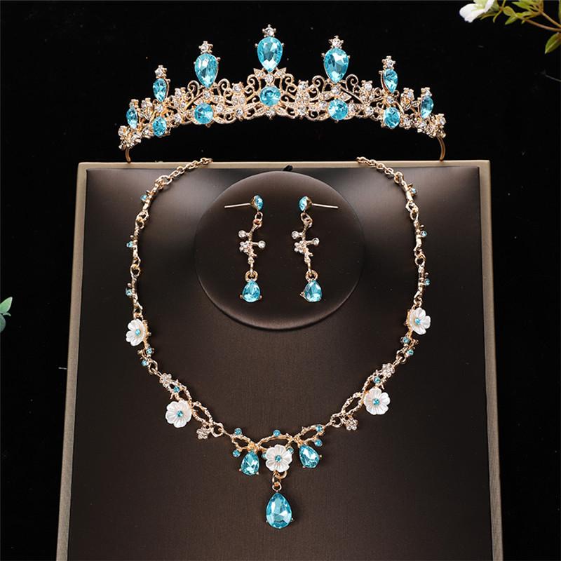 Children's Princess Birthday Crown Set: Includes Crown, Headband, Necklace & Earrings