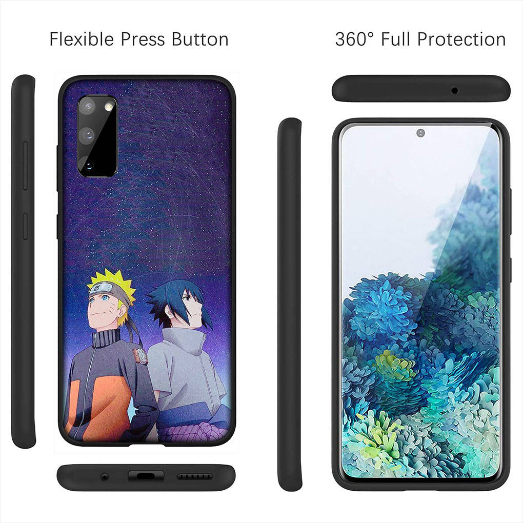 Чехол для iPhone 16 15 Xiaomi Redmi Note 14 13 12 11 Pro Max X 16e Samsung Galaxy S25 S24 S23 Moto OPPO Huawei Мультяшный Наруто Итачи Саске Чехол для телефона