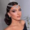 Exquisite Bride Forehead Head Chain Shining Woman Headwear Pageant Tiara  Dance Party