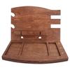Wood Phone Docking Station Desk Storage Bracket Key Holder Wallet Stand Watch Organizer for Man