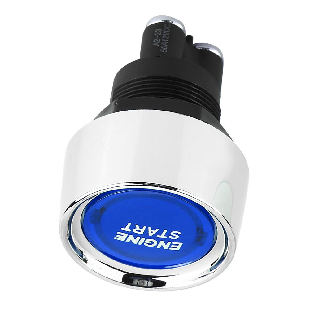 50A 12V/24V Multi-Functional Car Engine Start Push Button Keyless Switch Small Start Button Ignition Starter On Off Switches Battery Switches5