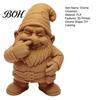 Desk Gnome Statue 3D Printed Figurine, Nose Picking Cartoon Statue, DIY Garden Figure Coloring Painting Dwarf Sculpture for Home Office Decor Ornament