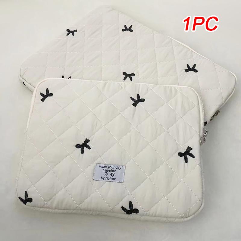 1 шт. вышитый милый бант для ноутбука, планшета, внутренняя сумка, корейский стиль для девочек, многоцветный ноутбук