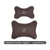 Car Headrest Neck Pillow Lumbar Support Cushion Interior Accessories For Alfa Romeo GT Stelvio F1 Brera Volante Tonale GloriaJD3 