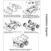 Комплект для сборки умного робота-автомобиля, акриловый, двойной, 4WD, набор для самостоятельной сборки умного робота-автомобиля для рукоделия