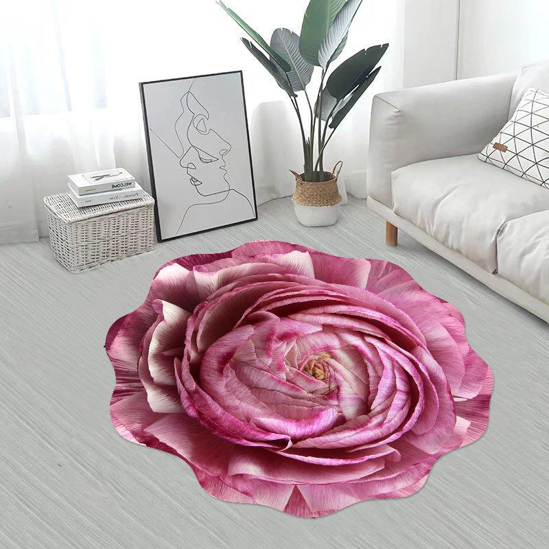 Нерегулярный цветочный ковер напольный коврик для дома гостиная ковер для спальни туалетный столик прикроватная тумбочка полный ковриков