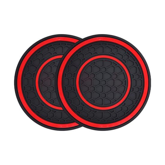 2 шт. автомобильные подставки под стаканы термостойкие нескользящие водонепроницаемые канавки универсальный держатель для стаканов аксессуары для салона автомобиля