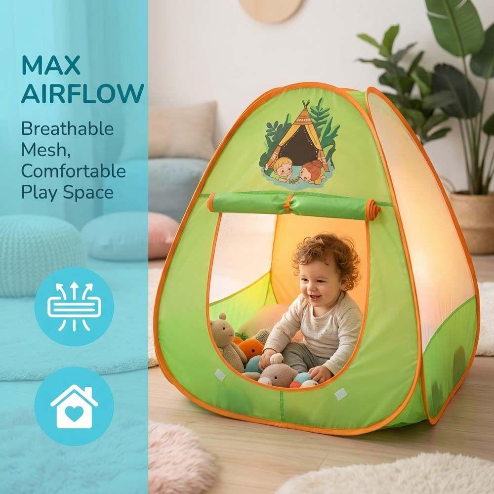 Princess Houses Children's Green Tent Toy Houses Foldable Toy Tents Family Playing