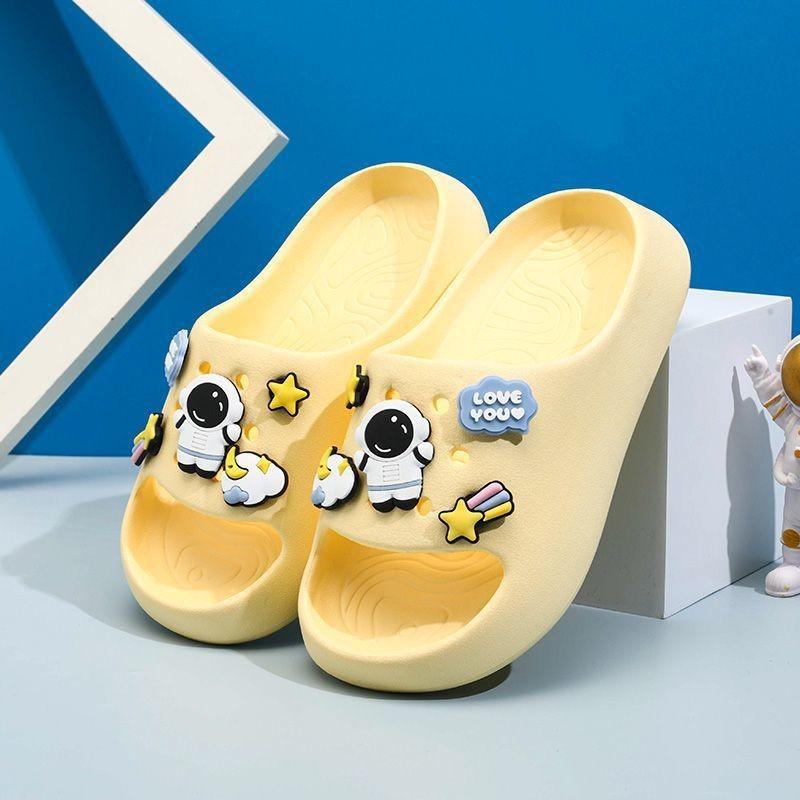Очаровательные детские тапочки-мини-астронавты, удобные домашние шлепанцы из ЭВА для мальчиков