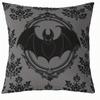 Домашний Декор Готический Узор Летучей Мыши Декоративные Наволочки с Узором Наволочка для Подушки Подходит для Дивана Спальни Автомобиля Наволочка для Подушки