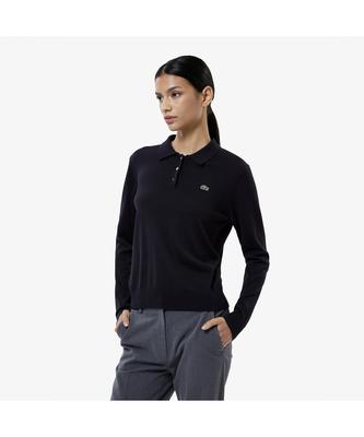 LACOSTE Женский базовый лонгслив-поло Af793E-55N 031