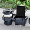Black Car Door Cup Holder Large Capacity Key Organizer Portable Door Side Phone Rack  Car Interior