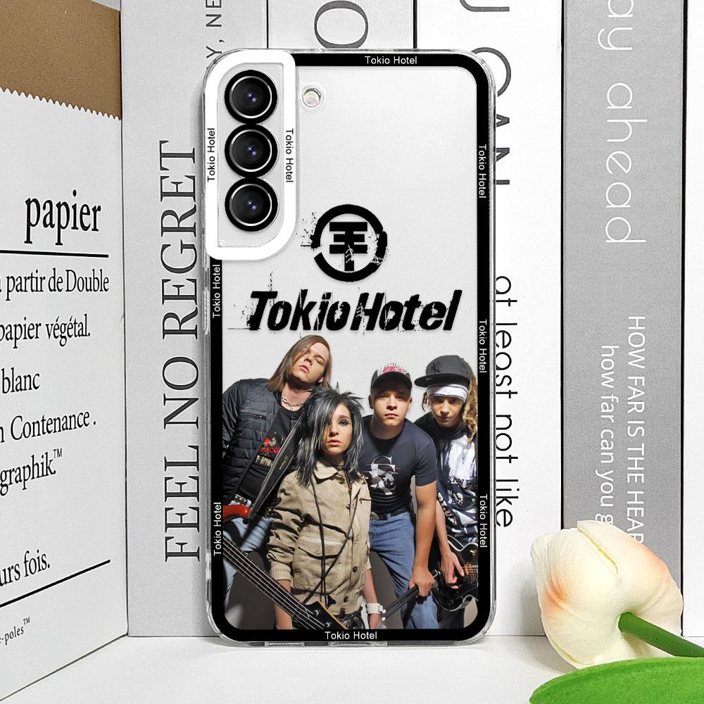 Чехол для телефона певца Тома Билла Каулица T-tokio Hotel для Samsung Galaxy S23 S24 Ultra S21 S22 FE Мягкий чехол из ТПУ для Samsung S25 Plus