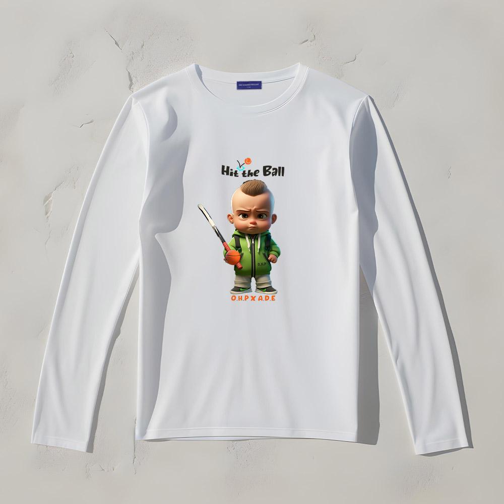 Стопроцентная футболка с длинным рукавом базовая 'Ohp X Aidaeve Tennis Boy'