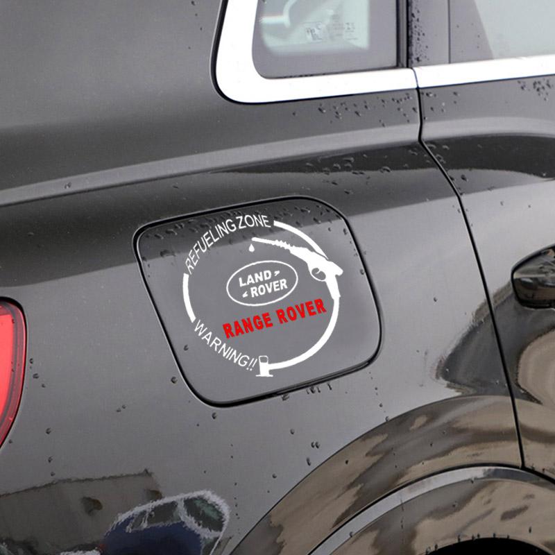 Виниловая светоотражающая наклейка на крышку бензобака с автомобильным значком, аксессуары для Land Rover Range Rover Defender Freelander Discovery 1 2 3 Evoque Rover L322