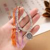 Tibetan Hand Rub Cotton Rope Woven Broken Silver Entanglement Bracelet Women's Retro Hand Rope Men's Bracelet