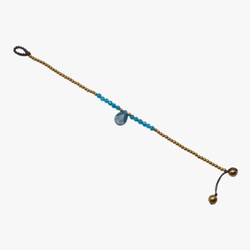 VOYONN Raw Stone Point Bracelet Green 0003