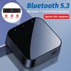 Беспроводной аудиопередатчик и приемник 2 в 1 Bluetooth 5.3 3,5 мм Aux аудиоадаптер Bluetooth-передатчик для ТВ, автомобиля, наушников