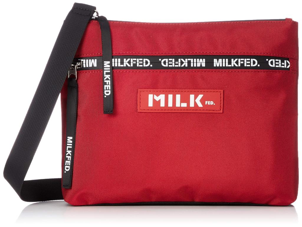 Milkfed Line Logo Red Sacoche, 03194044,
