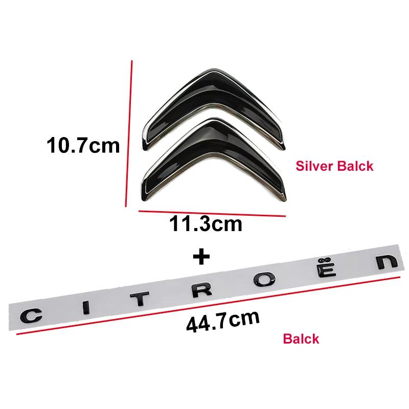 Rear Trunk Badge Letter Car Sticker for Citroen Xsara C3 Picasso Elysee Berlingo XR C4 Sega Aircross C5 Logo Emblem Accessories
