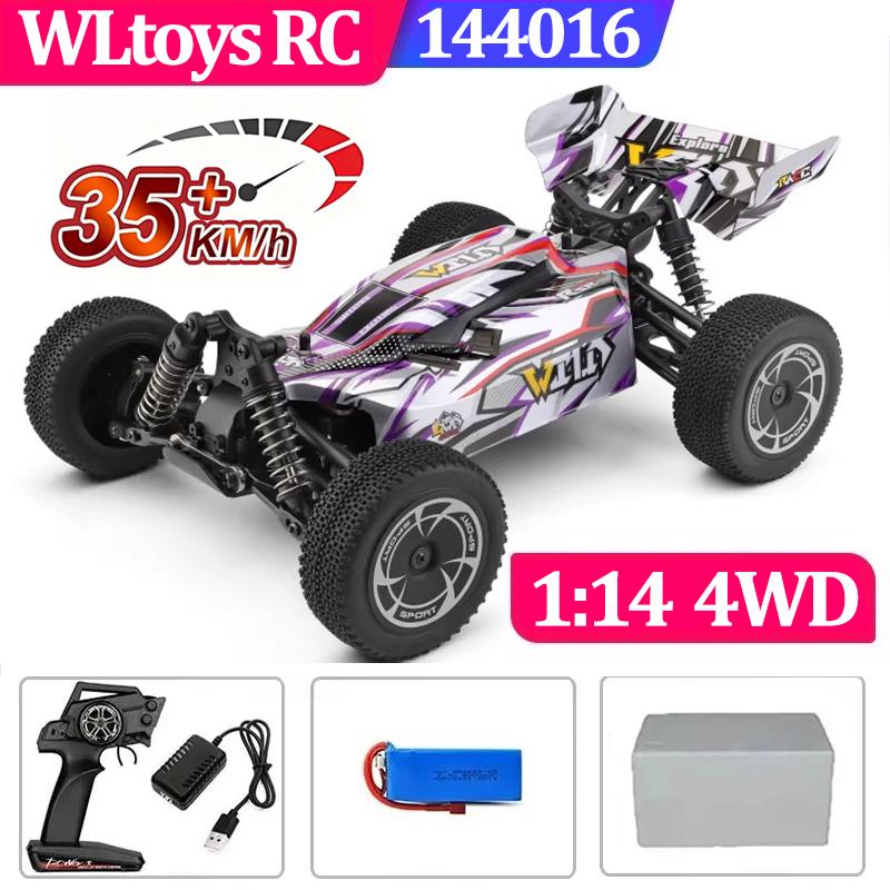 75 КМ/Ч WLtoys 124016 124017 60 КМ/Ч 144001 Электрический 4WD Пульт Дистанционного Управления Высокоскоростной Квадроцикл Дрифт RC Машины для Взрослых Игрушки
