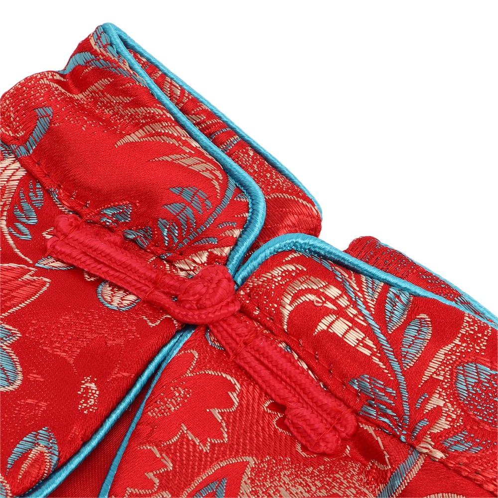 Soft Fabric Dog Cheongsam Floral Print Pet Qipao Dress Traditional Dog Outfit Daily Wear