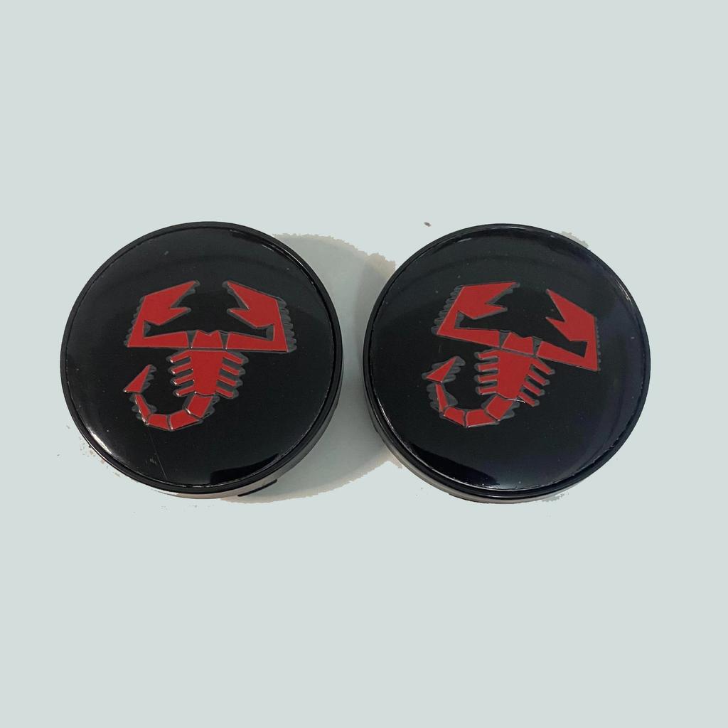 4PCS 60mm Car Wheel Hub Cover Emblem Sticker Accessory For Fiat Abarth 500 Tipo FR Panda Argo Freemont Viaggio Bravo Punto Doblo