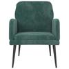351406 vidaXL Armchair Dark Green 62x79x79 Cm Velvet