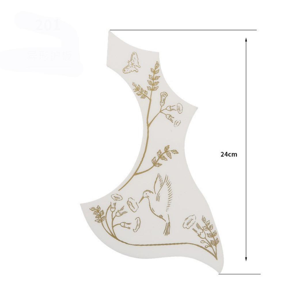 Bird Shape Folk Acoustic Guitar Pickguard ABS Scratch Plate New Pick Guard Sticker