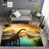 Room Rug Dinosaur 3D Carpet For Living Room Large Bedroom Carpet Animal Print Bedside Mats Non-slip Play Mat