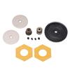 1Celsius10 RC 56T Большая ведущая шестерня с 13T 15T шестерней двигателя RC Запчасти для модернизации RC для RC-краулера SCX10