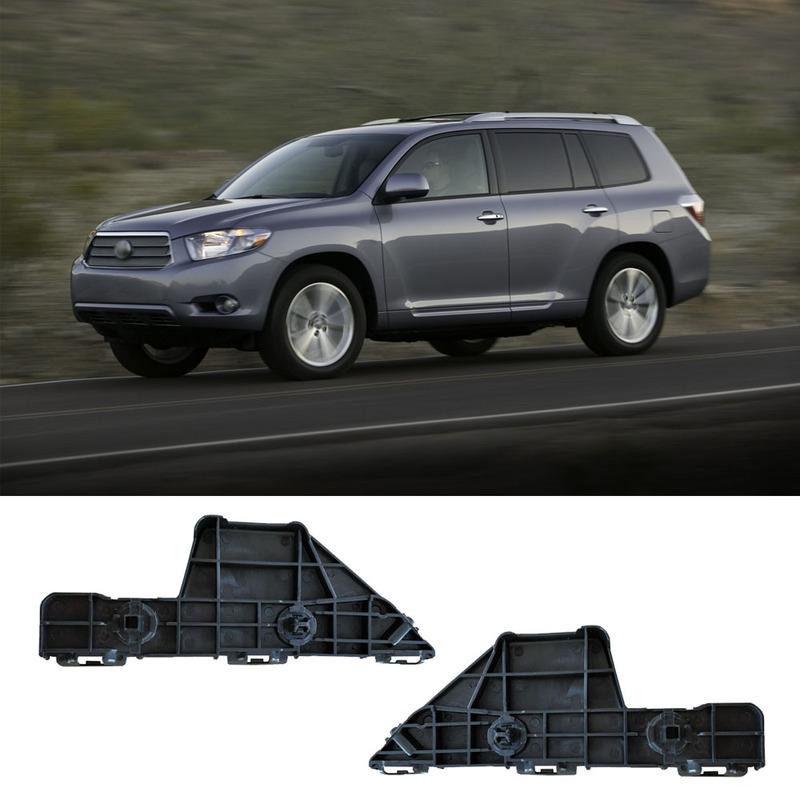 Левый+Правый кронштейн-фиксатор поддержки переднего бампера автомобиля для Toyota Highlander 2008 2009 2010 2011 2012 2013 5257548031 5257648031