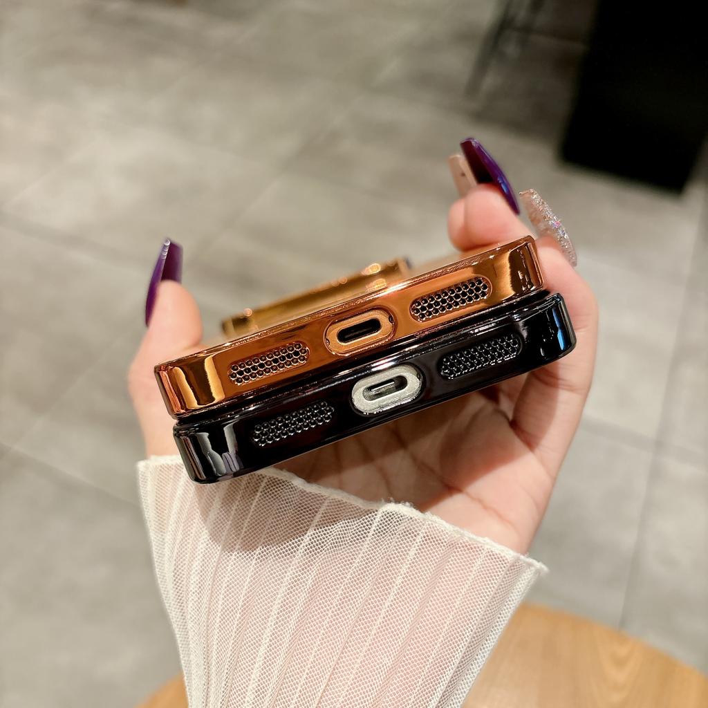 Plain Skin Friendly Electorplating Magnetic Case For iPhone 17 Pro Max 16 15 14 13 With Camera Lens Coverage Protector Tik Tok