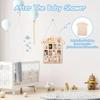 Wooden 12 Month Milestone Board Commemorative Baby Keepsake Frame  for Boy Girl