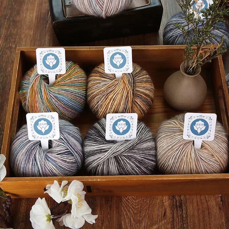 1 шт. для свитера, шарфа, пряжа для ручного вязания, шерстяная хлопчатобумажная нить, швейные аксессуары