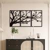 3pcs/set Tree Of Life Metal Wall Art - Branches Decor for Living Room & Office Wall Decoration
