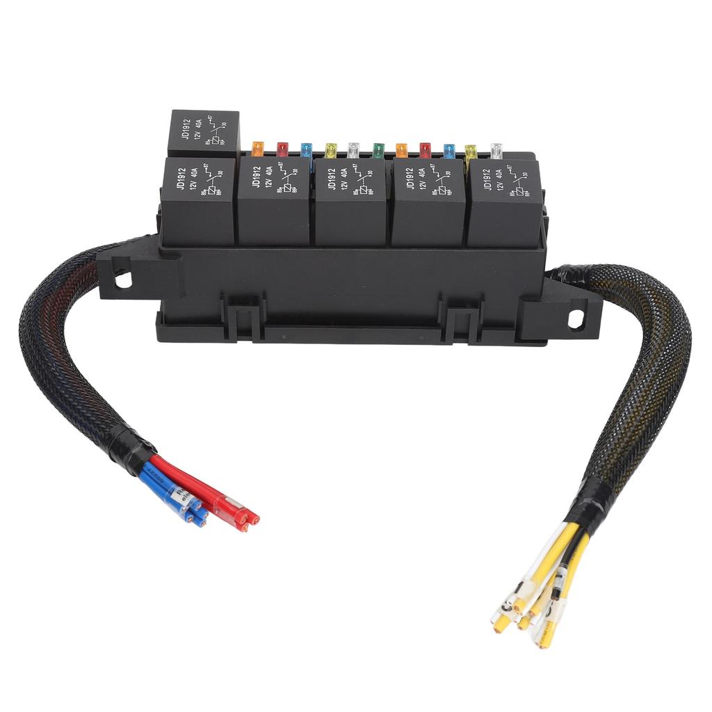 Блок реле предохранителей 12В 6 реле 11 предохранителей ATC ATO Водонепроницаемый блок реле для автомобиля, яхты, лодки