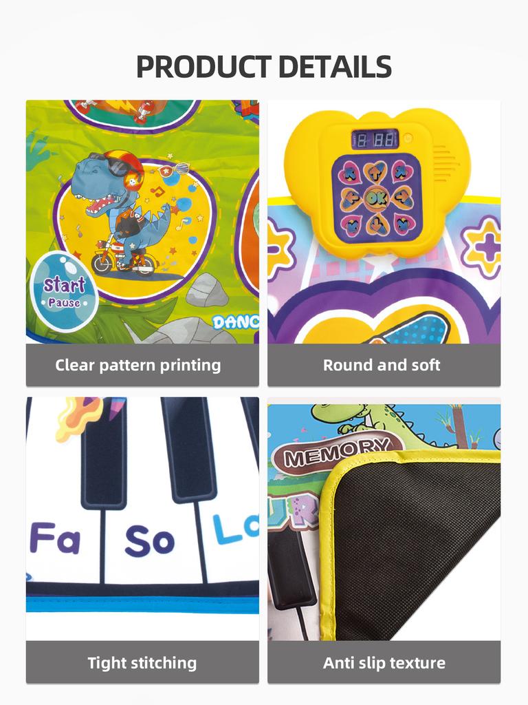 Дошкольное Детское Музыкальное Танцевальное Одеяло Игрушка Раннее Образование Подарок Детская Фортепианная Клавиатура Коврик Игрушка