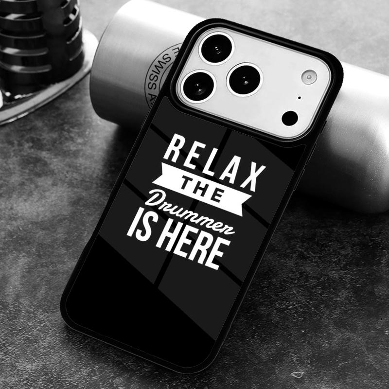 Drum Drummer Music Dj Phone Case For iPhone 17 16 15 14 13 12 11 Pro Max Plus 17Air Soft Silicone Cover