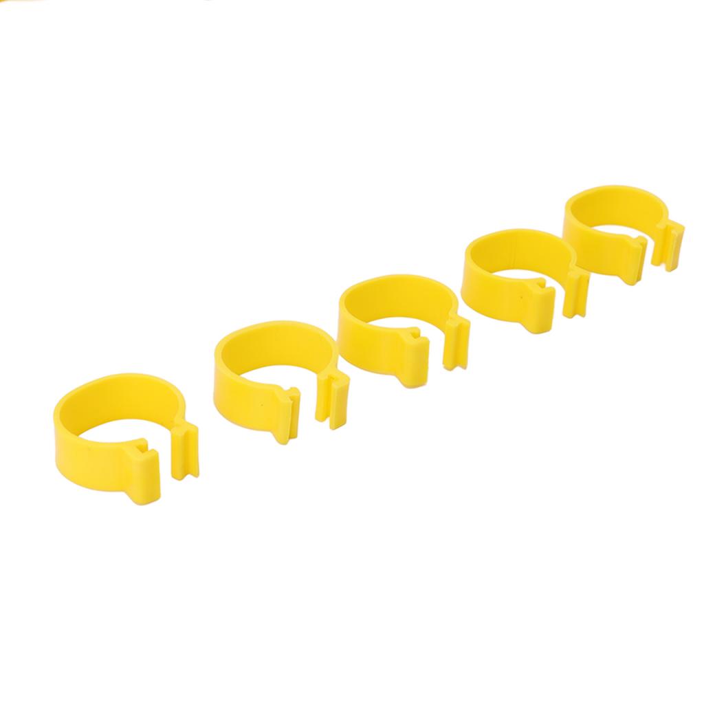 100PCS Chicken Ankle Rings Reusable Plastic Duck Leg Bands Clips For Breeding Chickens Ducks Geese
