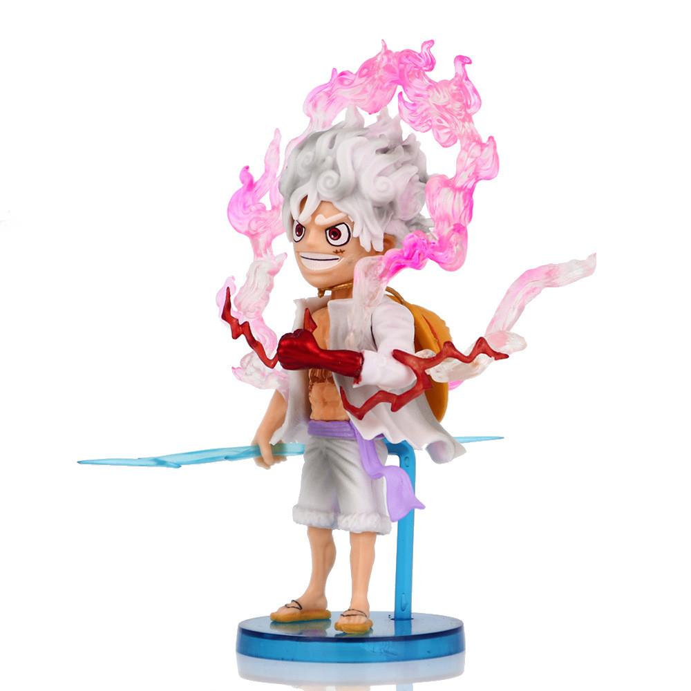 Luffy Five-form Collectible Figure Adorable Pvc Nika Luffy Anime Character Display