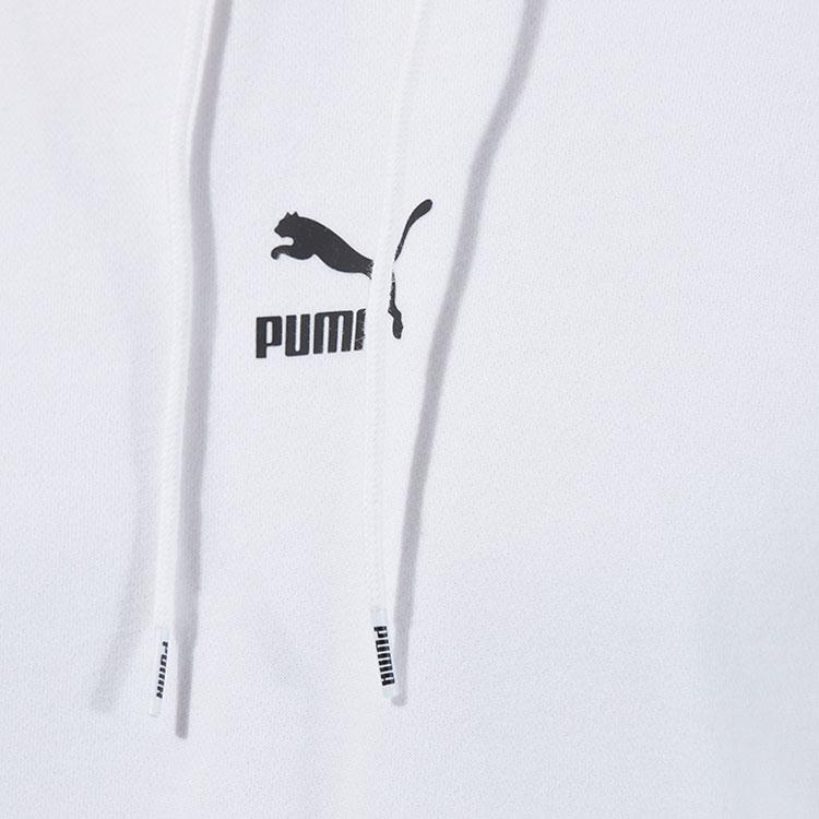 Puma Толстовка свободного покроя с логотипом, мужские топы, белый 535305-02