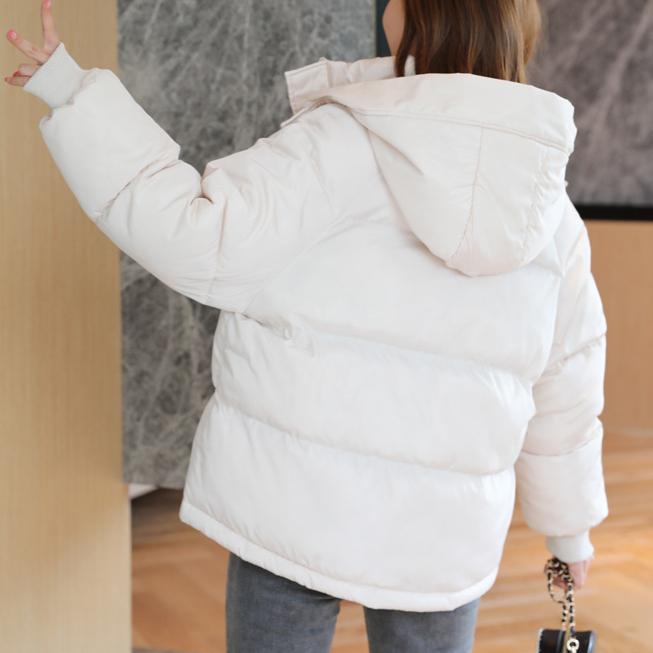 Winter Women  Down Cotton Coat Women Solid Loose Padded Jacket Puffer Parkas Casual Female Zipper Thickening Warm Outwear