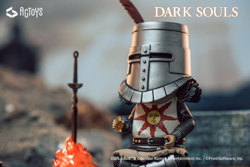 Emu Toys Dark Souls Деформированная фигурка Воин фигурки Солер, Солнце, Немасштаб ПВХ/АБС Предварительно окрашенная