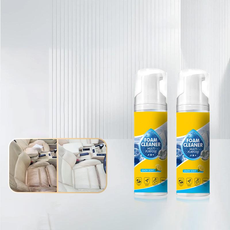 4-in-1 Multi-Enzyme Foam Cleaner No-Rinse All-Purpose Deep Cleaning Spray for Car Interior ,Kitchen Grease, Sofa Upholstery