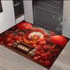 2024 Dragon Year Floor Mat New Home Door Mat Home Floor Mat New Year Decorative Foot Mat Red Carpet