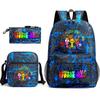 Rhythm Box Starry Sky Backpack Large Capacity Elementary School Bag 3-piece Set